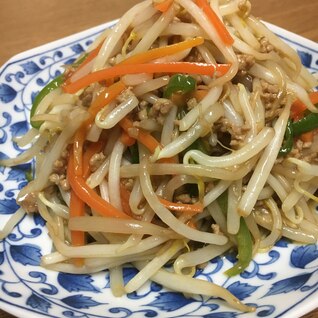 簡単＊節約＊うちの麻婆もやし